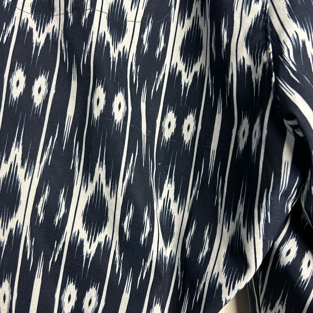 Athleta Joggers Pants Ikat Navy-White Patterned Outdoor Size 14 Comfortable - Picture 7 of 12